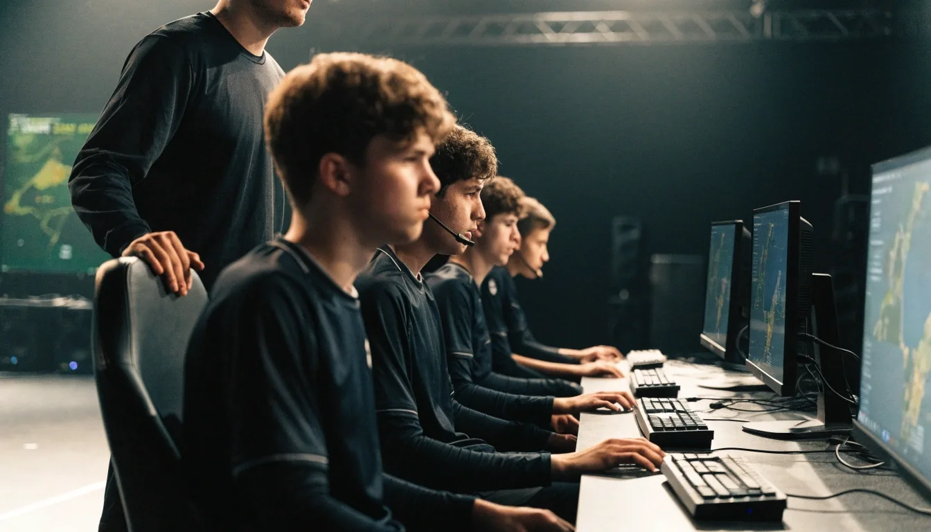 Team Spirit CS2 in a playoff on a big stage
